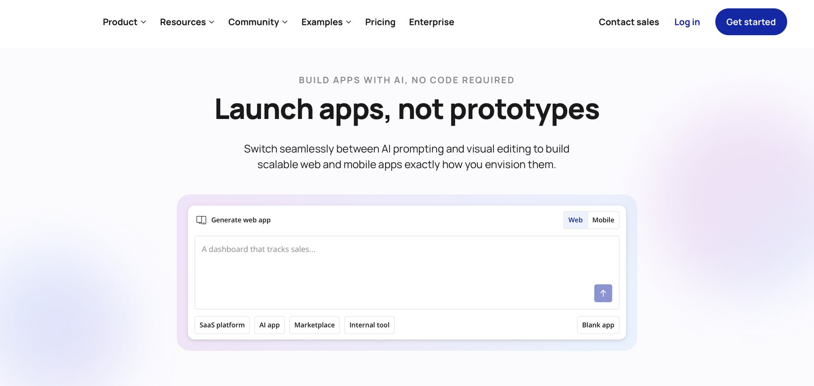 Bubble.io editor showing a page canvas, database tab, and workflow panel