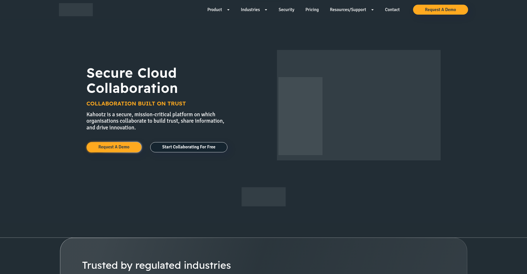 Kahootz workspace dashboard