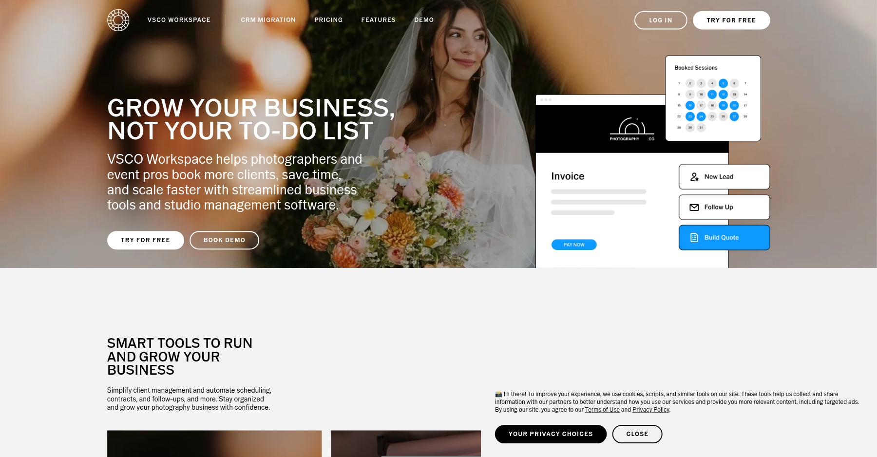 Tave (VSCO Workspace) homepage